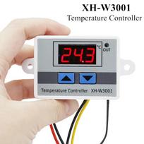 XH-W3001 Skaitmeninis LED temperatūros reguliatorius inkubatoriui, aušinimui, šildymui, jungiklis, termostatas, NTC jutiklis su zonda, 220V