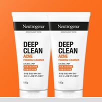 Neutrogena Deep Clean Acne Foaming Cleanser 150gx2