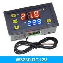 W3230 DC 12V 24V AC110-220V Zondo linija Skaitmeninis Temperatūros Valdymas LED Termostatas Reguliatorius Šildymo/Šaldymo Valdymas Termoreguliatorius