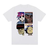 Gorillaz Summer Music Band t-shirt Cotton Men T shirt New TEE TSHIRT Womens tops S