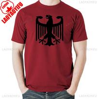Vokiečių erelis Deutschland Bundesadler Vokietija Marškinėliai Tee Dovana Naujas apvalia kaklo iškirpte trumpomis rankovėmis Prigludęs džemperis kasdieniam dėvėjimui S