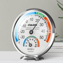 Sieninis drėgmės ir temperatūros matuoklis Tikslus temperatūros higrometras Šiltnamis White  Base