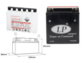 Akumuliatorius Landport YTX16-BS, 14 Ah 12V