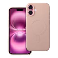 SILICONE MAG COVER case compatible with MagSafe for IPHONE 16 Plus, pink