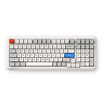 MCHOSE K99 V2 – US Layout – Icy Creamsicle – Retro White (Retro Balta) Belaidė Žaidimų Klaviatūra
