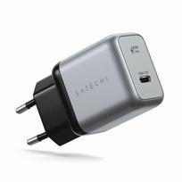 Satechi GaN USB C 30W telefonų įkroviklis ST-UC30WCM-EU pilkas ir juodas