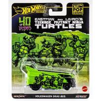 Hot Wheels Premium Pop Culture/Entertainment Series Modeliukas Drag Bus TMNT, green/black (yra Sandėlyje)