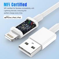 Apple MFi sertifikuotas Lightning įkrovimo kabelis 2 m