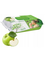 Drėgnos servetėlės Sleepy Apple, 120 vnt.