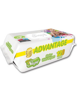 Drėgnos servetėlės Sleepy Advantage Baby, 120 vnt.