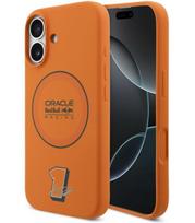 Oranžinis dėklas Apple iPhone 17 telefonui "Red Bull Silicone Blue Ring MagSafe Case"