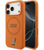 Oranžinis dėklas Apple iPhone 17 Pro telefonui "Red Bull Silicone Blue Ring MagSafe Case"