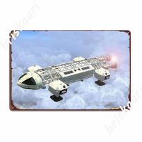 Space 1999 Eagle Metalinė Plaketė Plakatas Plakatas Pritaikyti Sieninė Tapetai Kino Salė Svetainė Skardinis Ženklas Plakatai 20x30cm gray