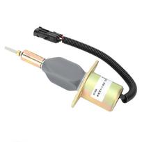 Fuel Shut Off Solenoid Valve DC24V Excavator Engine Stop Electric Flameout Accessories 3930234