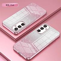 Prabangus Blizgantis Minkšto Silikono Telefono dėklas su Kristaliukais Samsung Galaxy S26 Ultra S26 Pro S25 Edge Plus S24 FE S23 S22 Atsparus Smūgiams Bamperis Dangtelis Funda For Samsung S24 rožinė