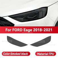 FORD EDGE 2015-2021 2020 Automobilio priekinio žibinto juoda TPU apsauginė plėvelė Priekinio žibinto tonavimo spalvos keitimo lipdukas Priedai Smoked black