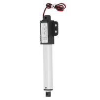 24 V elektrinė linijinė pavara, 75 mm eiga, 70 N trauka, 8 mm s linijinis judesio pavara su atvirkštinio poliškumo jungikliu, skirta RV