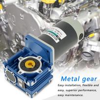 120W RV30 Sliekinis pavarų variklis, reguliuojamo greičio, CW CCW, su savaime fiksuojančiu mechanizmu (12V)