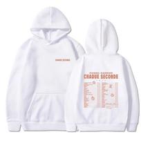 Pierre Garnier Hoodies Men Fashion Chaque Seconde Tour Printed Long Sleeve Sweatshirts Women Casual Hoody Pullovers Sudaderas S
