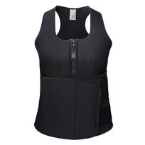 Vyriški „Ultra Sweat“ neopreno lieknėjimo liemenė „Gym Power Belt“ kūno formos drabužiai XXXL juoda