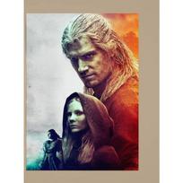 Plakatas „The Witcher Geralt“, be rėmo Sienos meno dovana 20x30cm