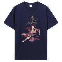 Kodama marškinėliai Alcest albumo marškinėliai Prancūzų post-metal grupės Vyriški vasariniai marškinėliai ES dydis Unisex medvilniniai marškinėliai Harajuku S