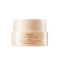 Nature Republic Sraigių tirpalo kremas 52 ml, maitinamasis kremas elastingumui, 60% sraigių gleivių filtratas, itin drėkinantis ir maitinantis Snail Solution Cream 52ml