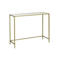 Konsolinis stalas, 100x35x80 cm, auksinis