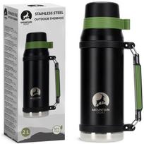 Termosas Mountain Goat 2L juodas - termosas kavai, arbatai, kelioninis termosas, termosinis butelis