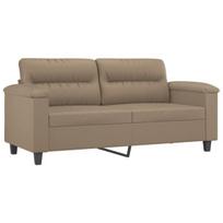 Dvivietė sofa，Poilsio sofa, kapučino spalvos, 140cm, dirbtinė oda CFE23756