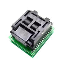 TQFP32 QFP32 į DIP32 IC programuotojo adapteris siųstuvų plokštėms, konverteriams, lustų testavimo lizdas, įrašymas 1