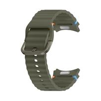 SAMSUNG Galaxy Watch 7, 6, 5, 4 serijos sportinis nailoninis išmaniojo laikrodžio keičiamasis dirželis vyrams ir moterims S/M M/L M/L tamsiai pilka spalva