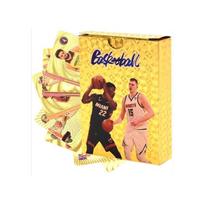 Krepšinio NBA žvaigždžių kolekcinės žaidimo kortos - auksinės, 55vnt.