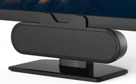 USB garsiakalbis kompiuterių monitoriams ir nešiojamiesiems kompiuteriams