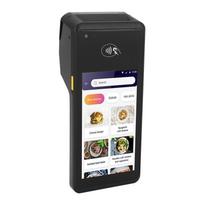Kasos aparato čekio spausdintuvas 5 colių ekranas Nešiojamas 4G Wifi 1D 2D QR NFC Terminis spausdintuvas mažoms įmonėms