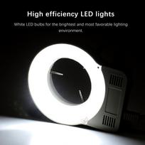 LED Round Light for Microscope Lamp for Microscope Brightness Adjustable Microscope Light