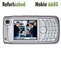 Atnaujintas originalus Nokia 6680 mobilusis telefonas su 1 SIM kortele No charger mėlyna