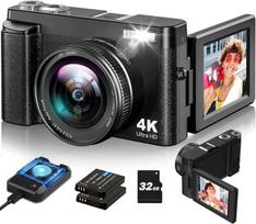 Skaitmeninis fotoaparatas 4K kompaktiškas fotoaparatas su 48MP