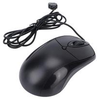 USB laidinė pelė 1200 DPI, ergonominė, 135cm kabelis, juoda