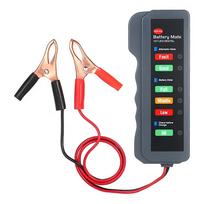 12V automobilio akumuliatoriaus generatoriaus testeris LED skaitmeninis akumuliatoriaus būklės generatoriaus įkrovimo analizatorius su variniu spaustuku LED skirtas