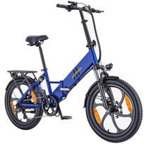 Elektrinis dviratis HillMiles 250W variklis Miesto Ebike 36V 13AH Didžiausias greitis 25Km/h Sulankstomas Ebike Suaugusiems Mile 2 mėlyna