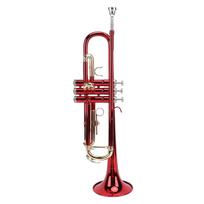 Trimito rinkinys Auksiniai klavišai B♭ trimitas Orkestras Muzikos instrumentas su nešiojimo dėklu Pradedantiesiems Grupėms Raudonas