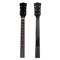 Medinis Folk Gitara Kaklelis Fretboard Muzikos Instrumento Dalis Juodas ir Baltas