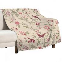 Laura Ashley gėlės paukščiai Antklodė Sunkus prabanga Šiluminės antklodės 30x40in
