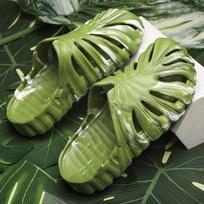 Monstera Šlepetės Vyrams Vasaros Moterims Lauko Šlepetės Eva Soft Forest Camping Trend Unisex Slides Paplūdimio Batai Namų Šlepetės 44-45 kamufliažinė žalia spalva