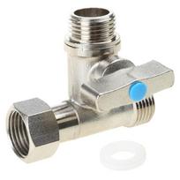 T formos uždaromieji vožtuvai 1/2 X 1/2 X 1/2'' Suspaudžiami čiaupo T formos adapteriai Skirstytuvai čiaupams, tualeto bakeliams, indaplovėms 1