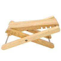 Guitar Footstool 4 Position Height Adjustable Foldable Portable Bamboo Guitar Foot Rest for Performance Practice