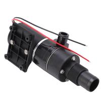 Nuotekų siurblys 45LPM 12GPM Didelis srautas 3 metrų kėlimas Dvigubo sparnuotės DC Kemperio Atliekų siurblys Jachtos Tualetui Žuvų Bakui DC 12V 14A