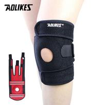Aolikes 1Pcs New Knee Brace With Side Stabilizers - Adjustable Knee Support With Patella Gel Pad, Knee Wraps For Men & Women Left leg