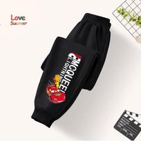 berniuko kelnės vaikų kelnės Cars Žaibas Makvynas Kelnės Vaikams Sportinės kelnės unisex Laisvalaikio Pavasario Rudens Vaikų Drabužiai 4-14 Metų 100cm dramblio kaulas